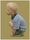Realistic illustration of Little Boy 