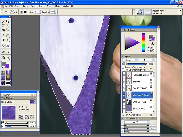 Painting in Corel Painter